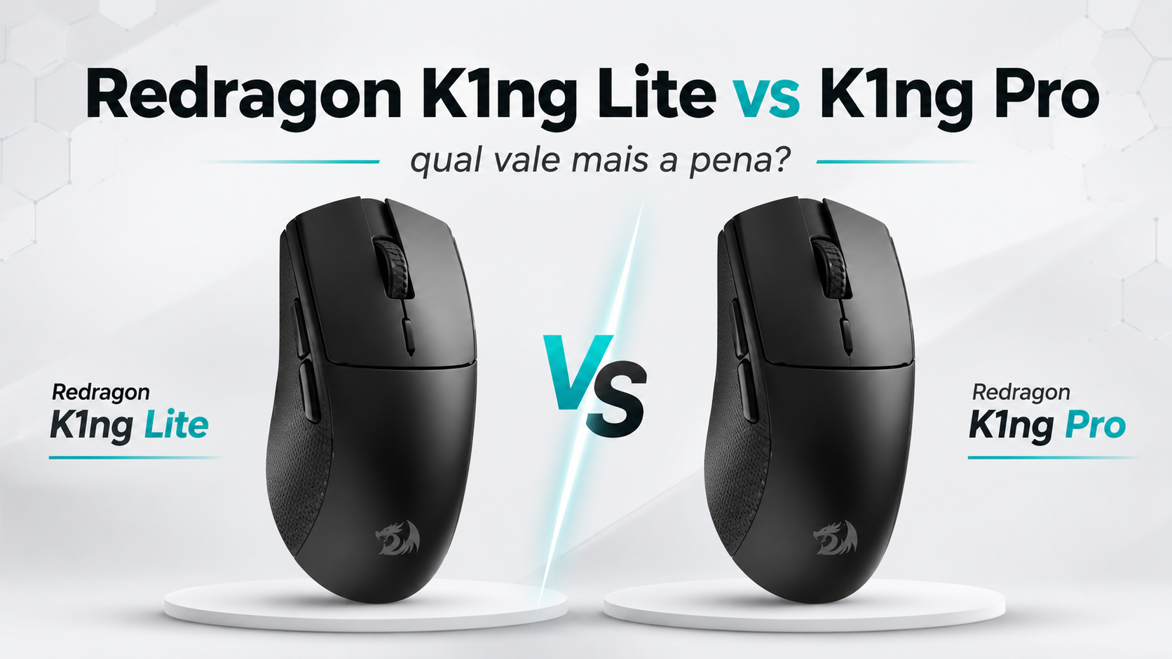 Redragon K1ng Lite vs K1ng Pro: qual vale mais a pena comprar?
